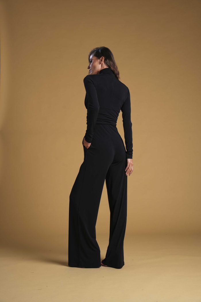 Jumpsuit Farah in tessuto jersey colore nero - immagine 2