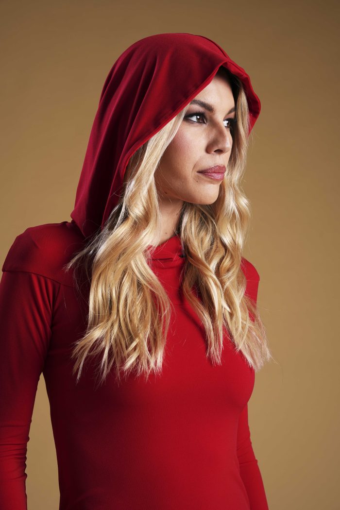 Jersey dress Juliana jogging couture Rosso - immagine 3