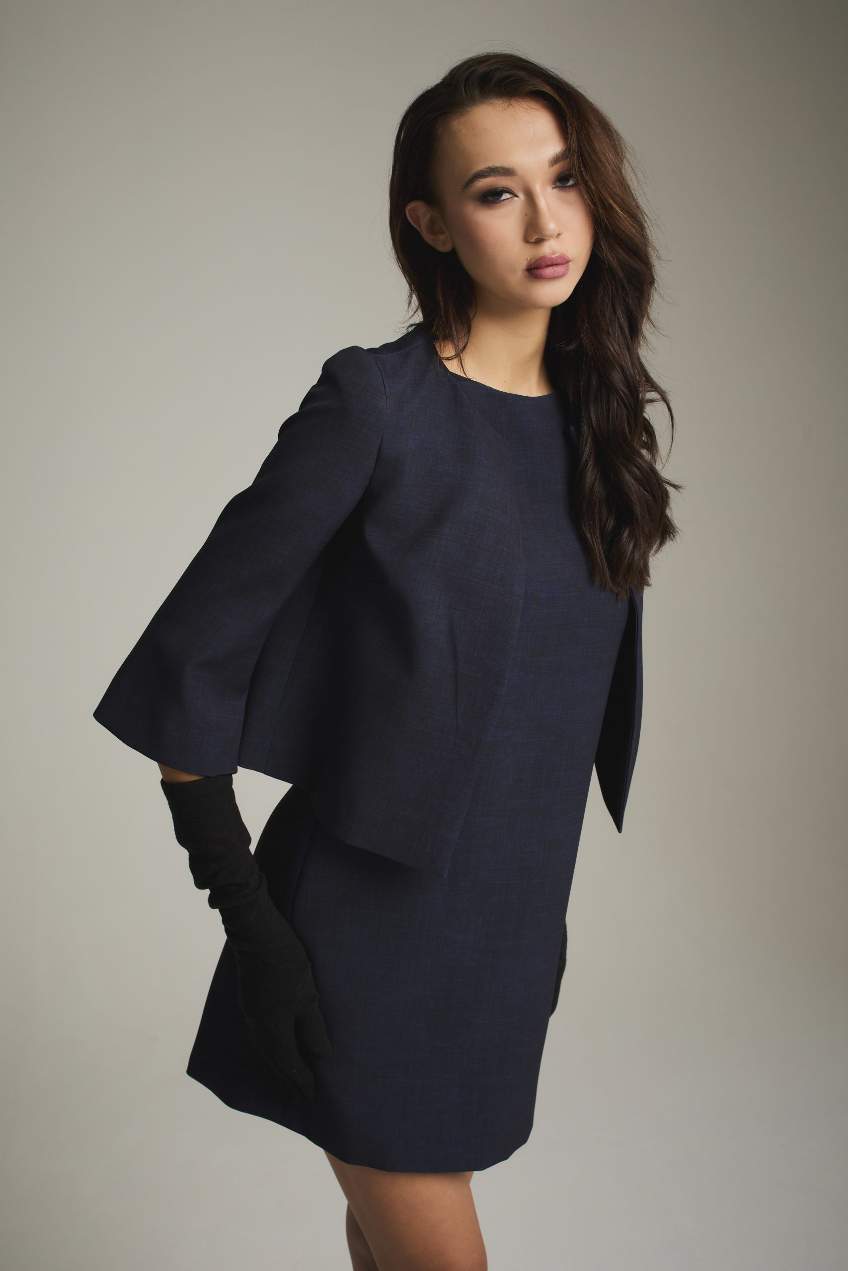 DORIS Cady Print Dark Blue - immagine 4