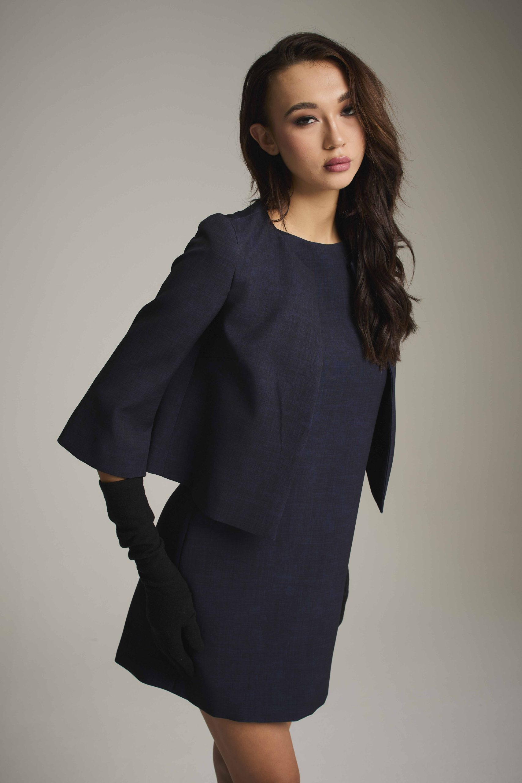 DORIS Cady Print Dark Blue - immagine 4