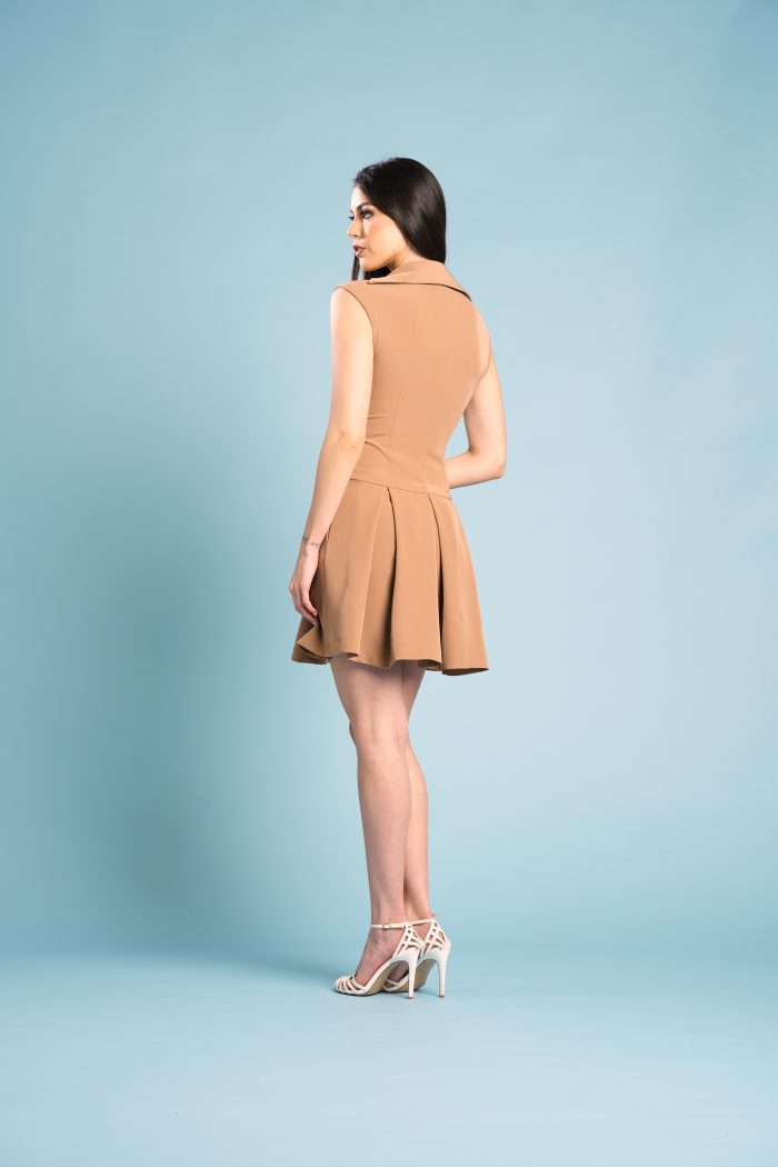 Tubino DOMINIQUE in cady light CAMEL - immagine 4
