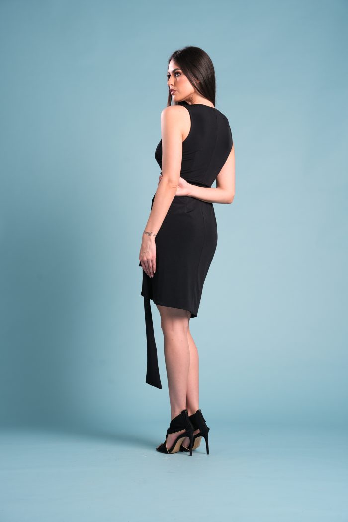 Jersey Dress EMMANUELLE in Sexy Jersey NERO - immagine 4