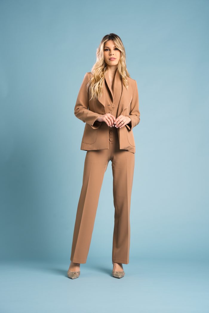 Giacca OFELIA in cady light CAMEL