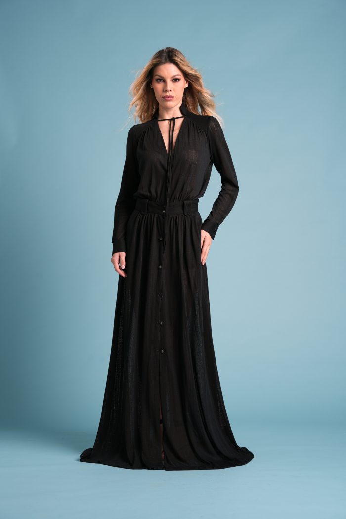 Abito VERUSKA in Maglia NERO