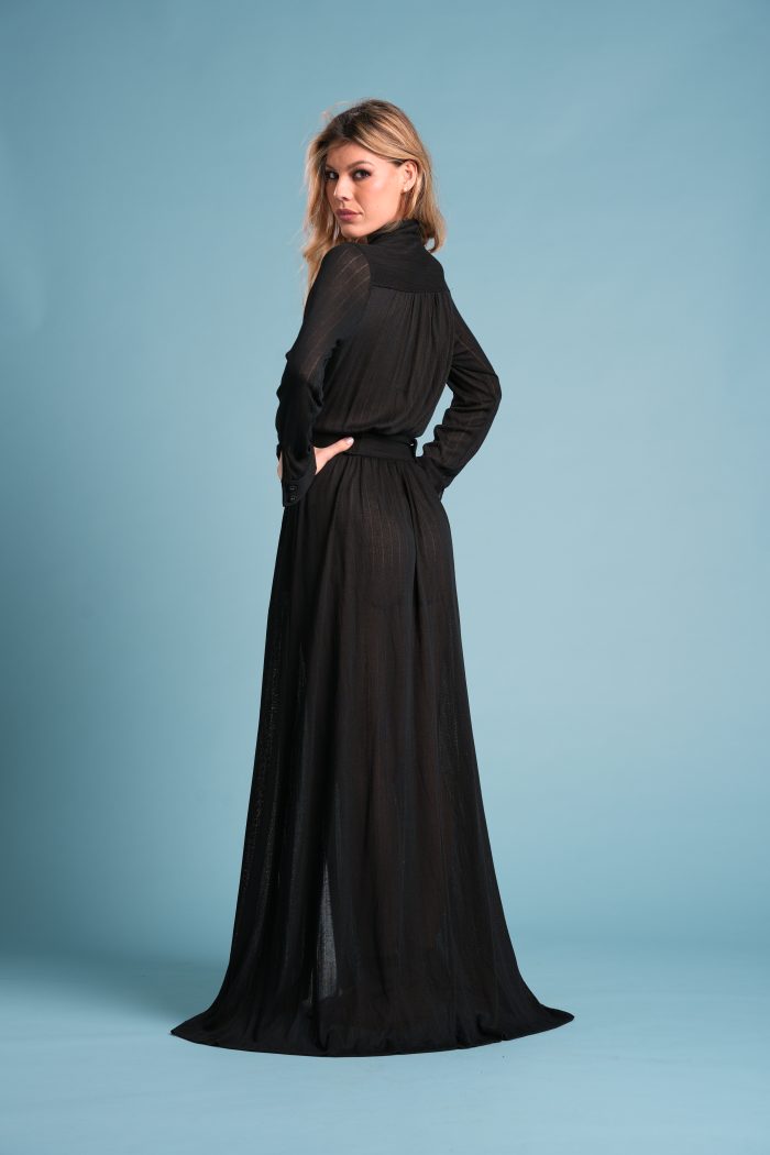 Abito VERUSKA in Maglia NERO - immagine 3